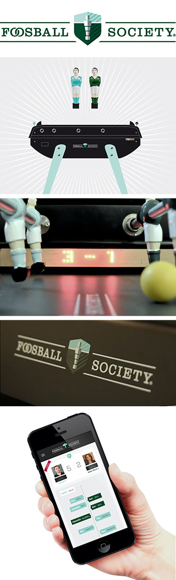 The Bonzini Tecbak eFoosball table connected to the Foosball Society